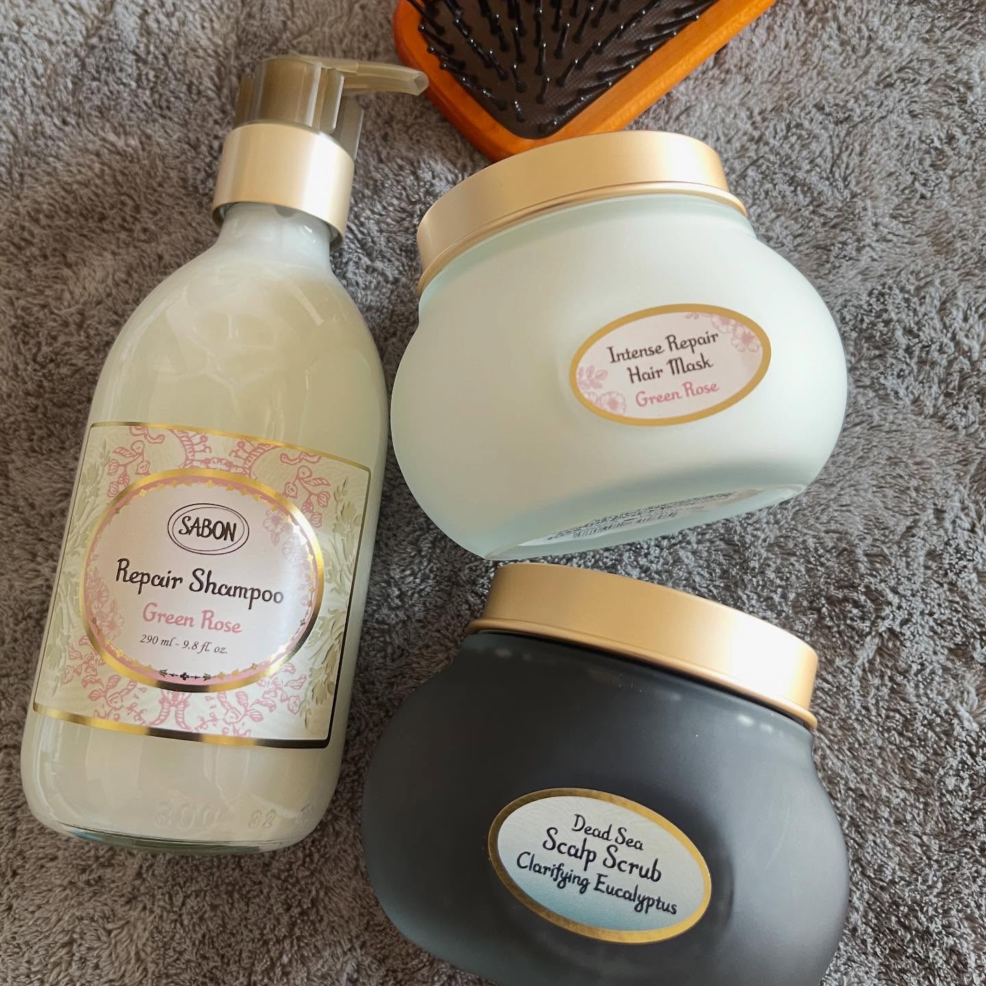 SABON ヘッドスクラブ クラリファイングのクチコミ「@cosmeのプレゼントに当選しました
SABON Hair Care Line

スクラブか.....」（1枚目）