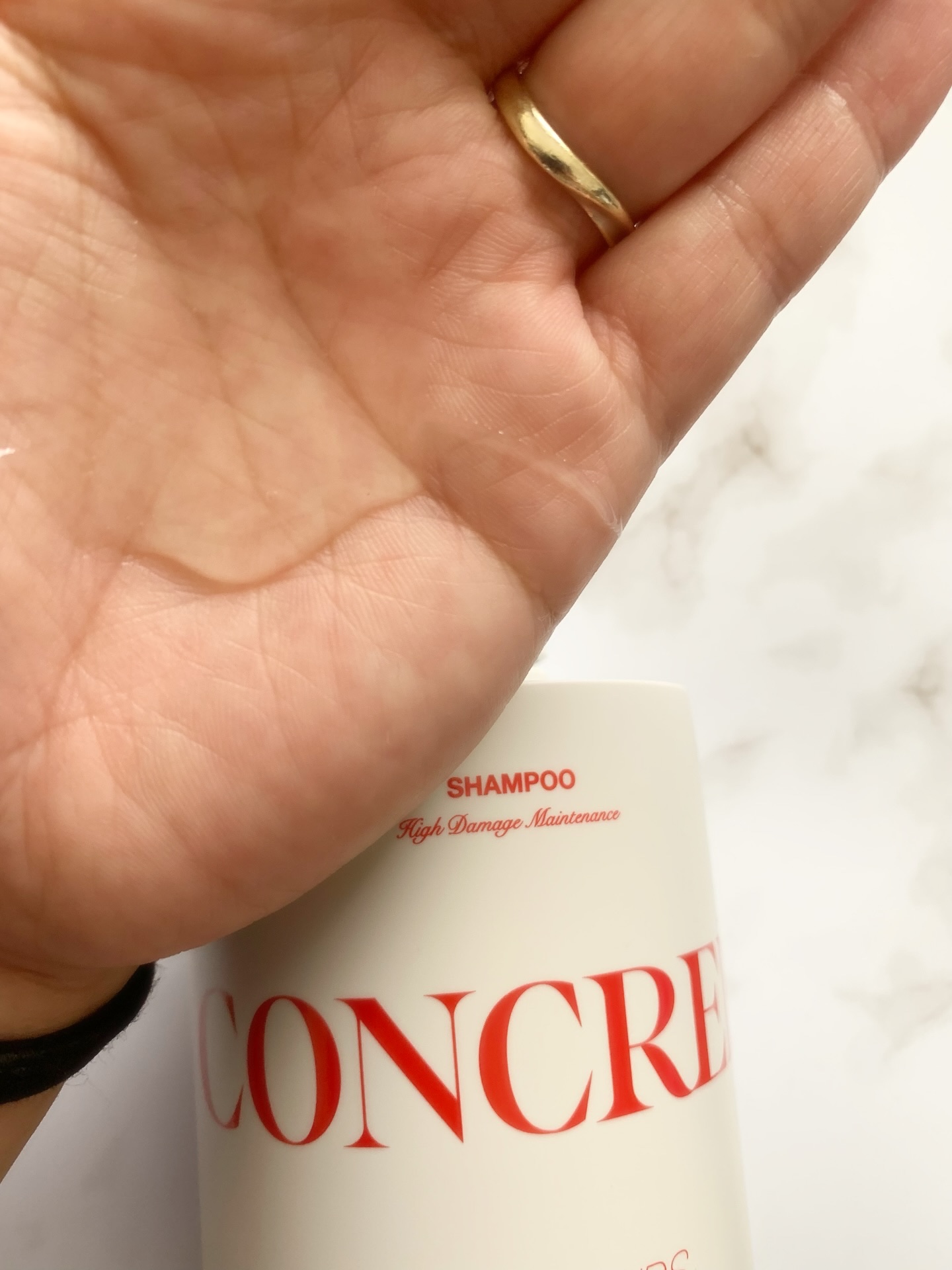 ハイダメージ メンテナンス シャンプー/トリートメント トリートメント 本体/matsukiyo CONCRED/市販シャンプーを使ったクチコミ（3枚目）