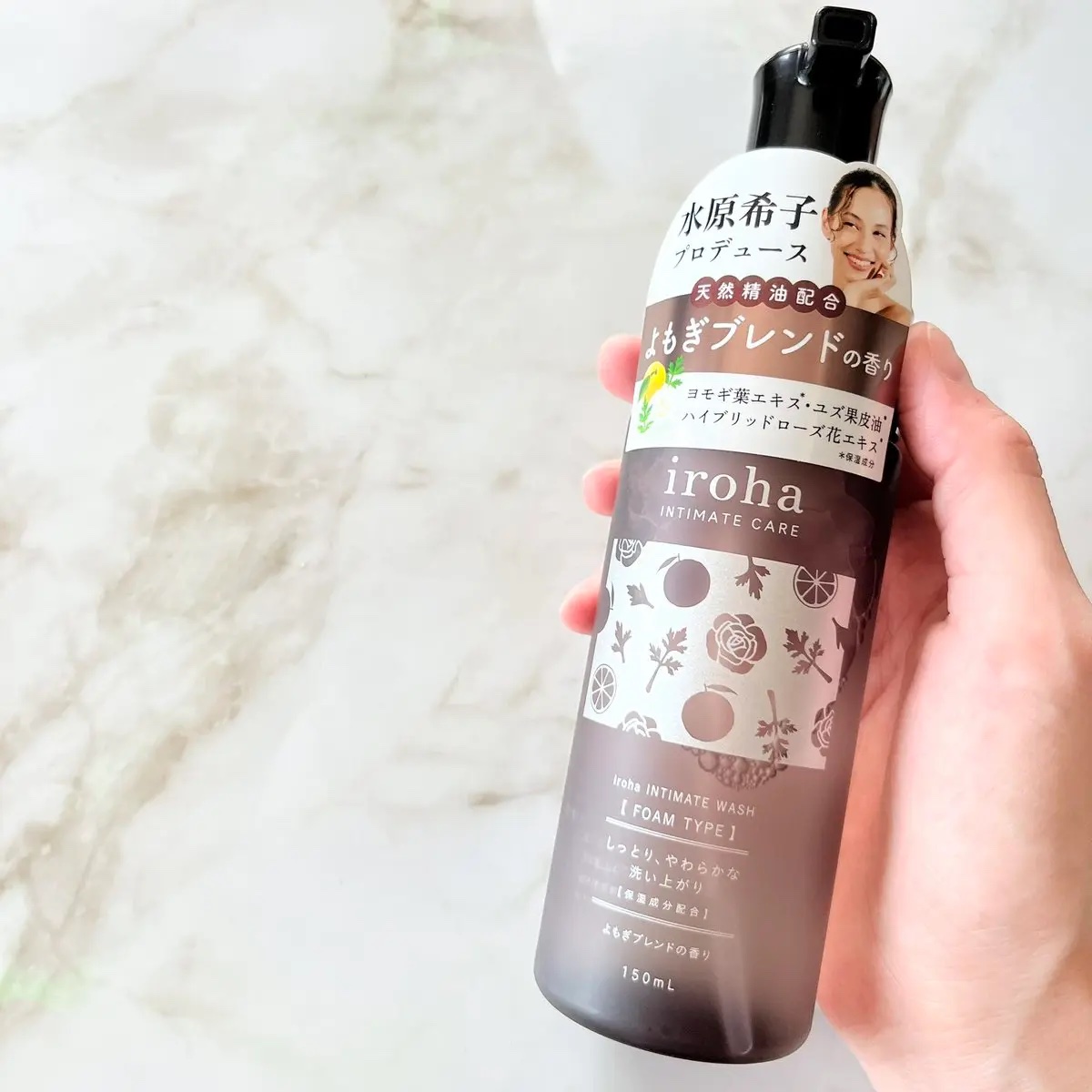 イロハ インティメートウォッシュ フォームタイプ よもぎブレンドの香り/iroha INTIMATE CARE/デリケートゾーンケアを使ったクチコミ（1枚目）