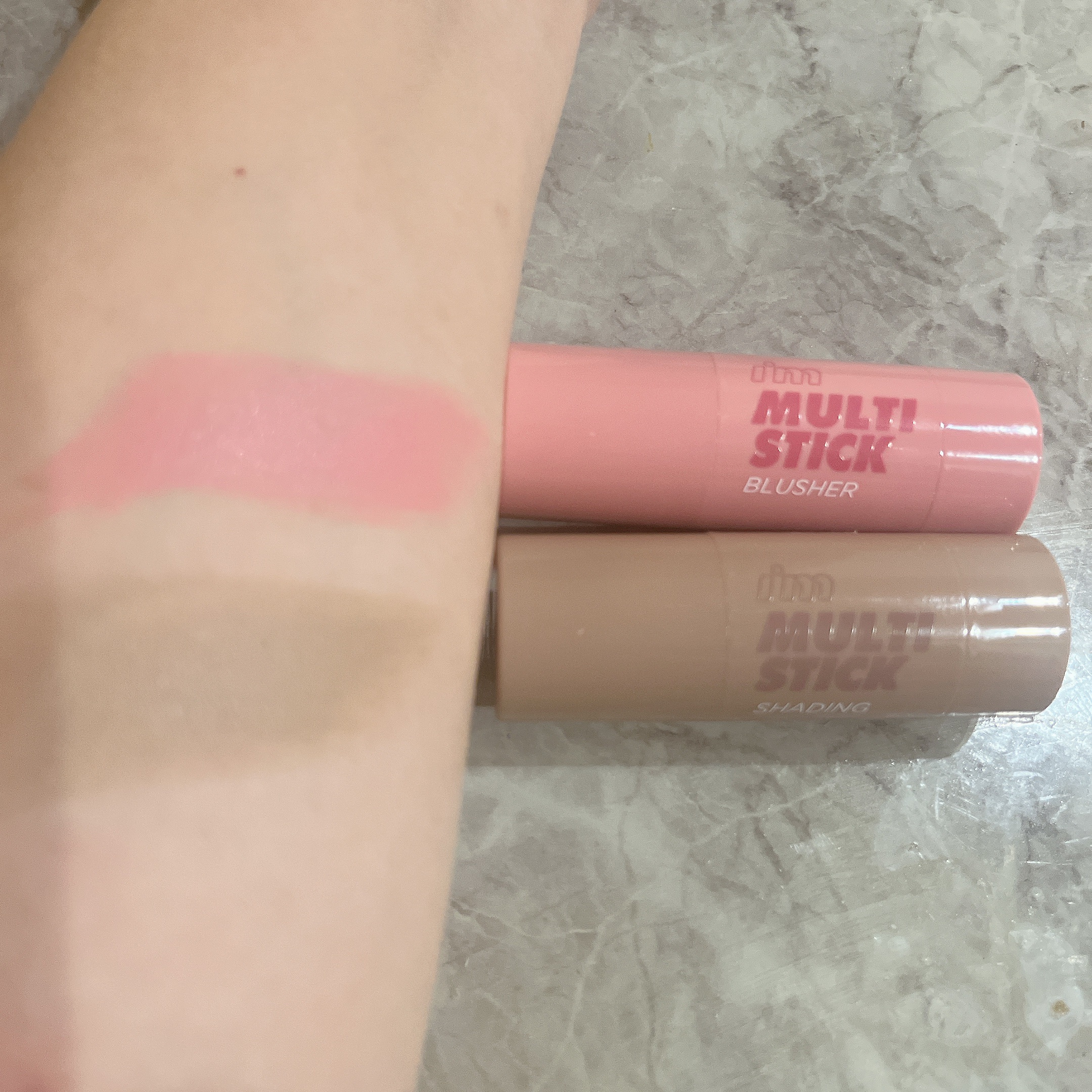 アイムマルチスティックブラッシャー/i’m meme/ジェル・クリームチークを使ったクチコミ（2枚目）