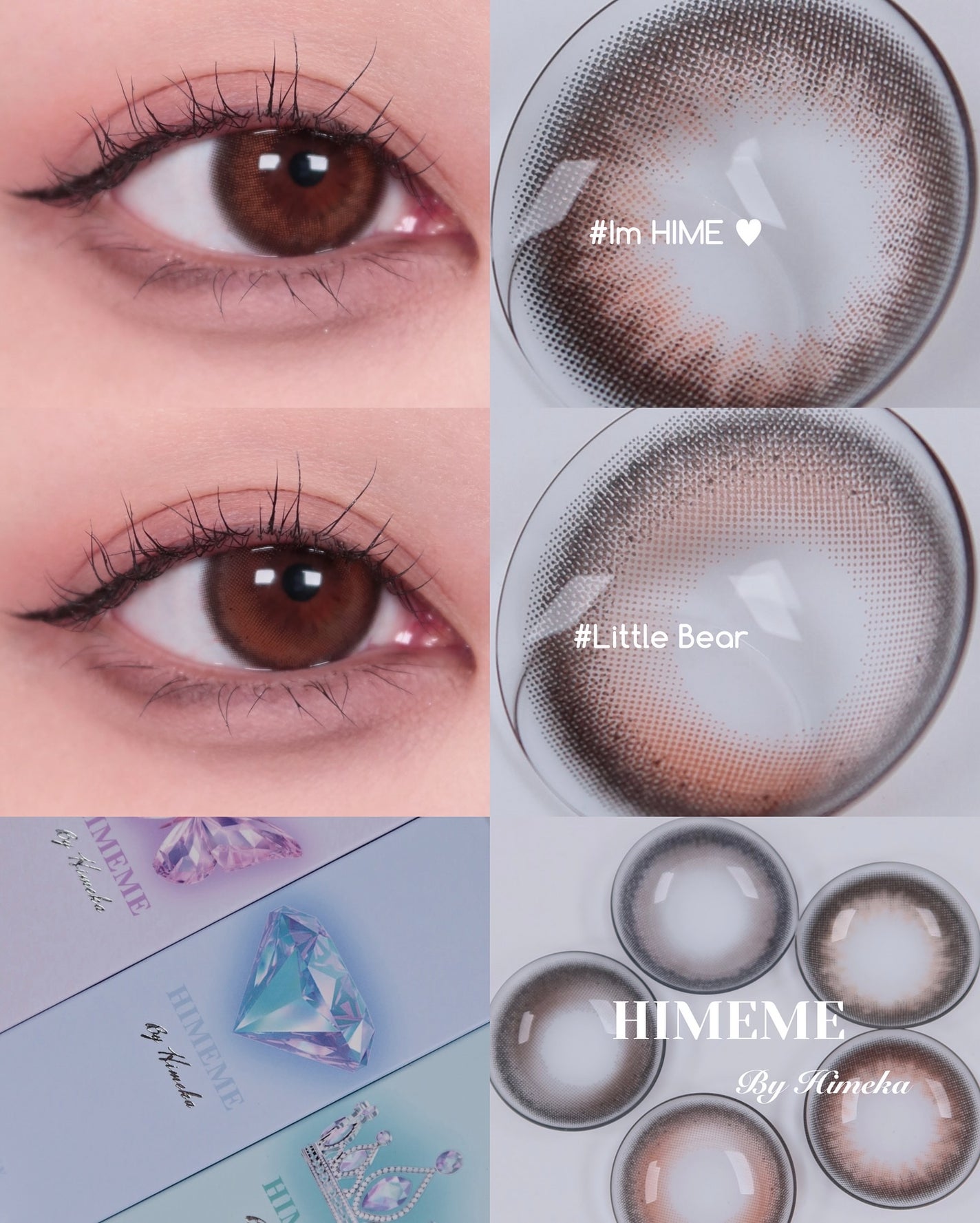 HIMEME 1day/HIMEME/ワンデー(1DAY)カラコンを使ったクチコミ(9枚目)