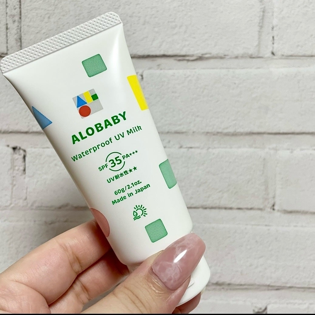 ウォータープルーフUVミルク /ALOBABY/日焼け止めミルクを使ったクチコミ(2枚目)