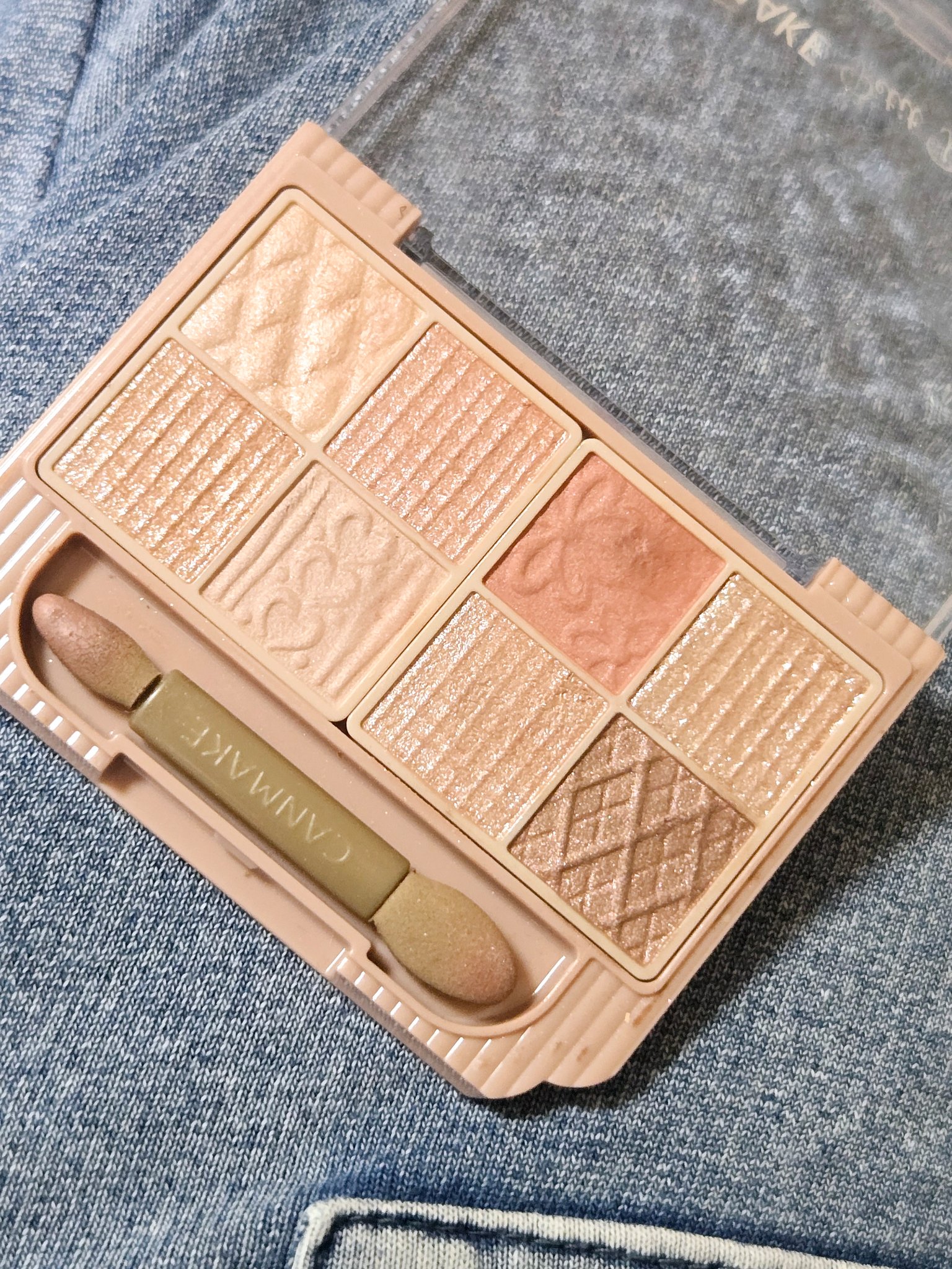 プティパレットアイズ 01 プリュムフラワー/キャンメイク/パウダーアイシャドウを使ったクチコミ（1枚目）