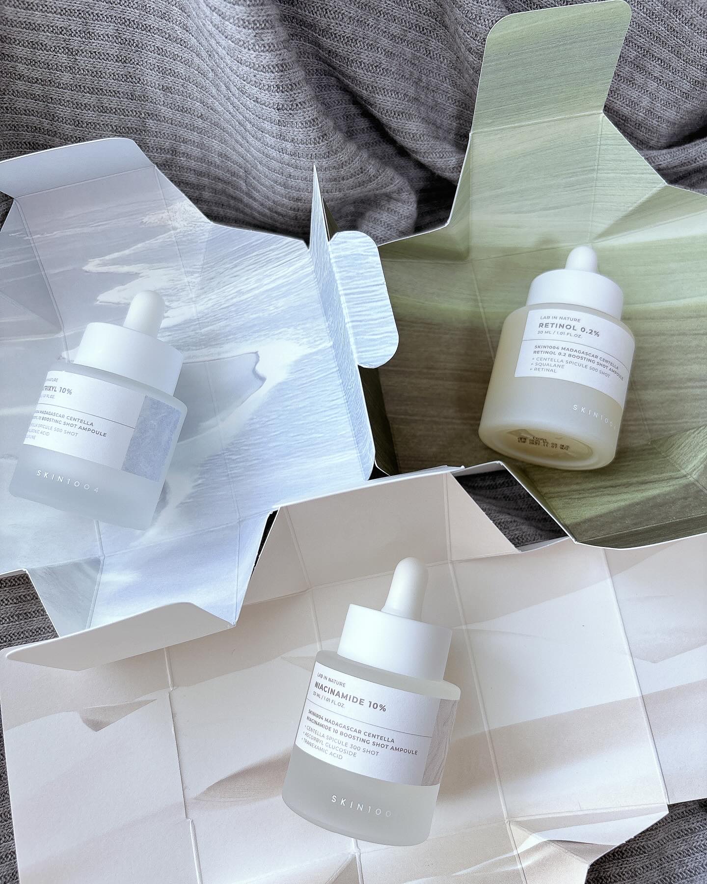 レチノール 0.2 ブースティングショット アンプル/SKIN1004/美容液を使ったクチコミ（3枚目）