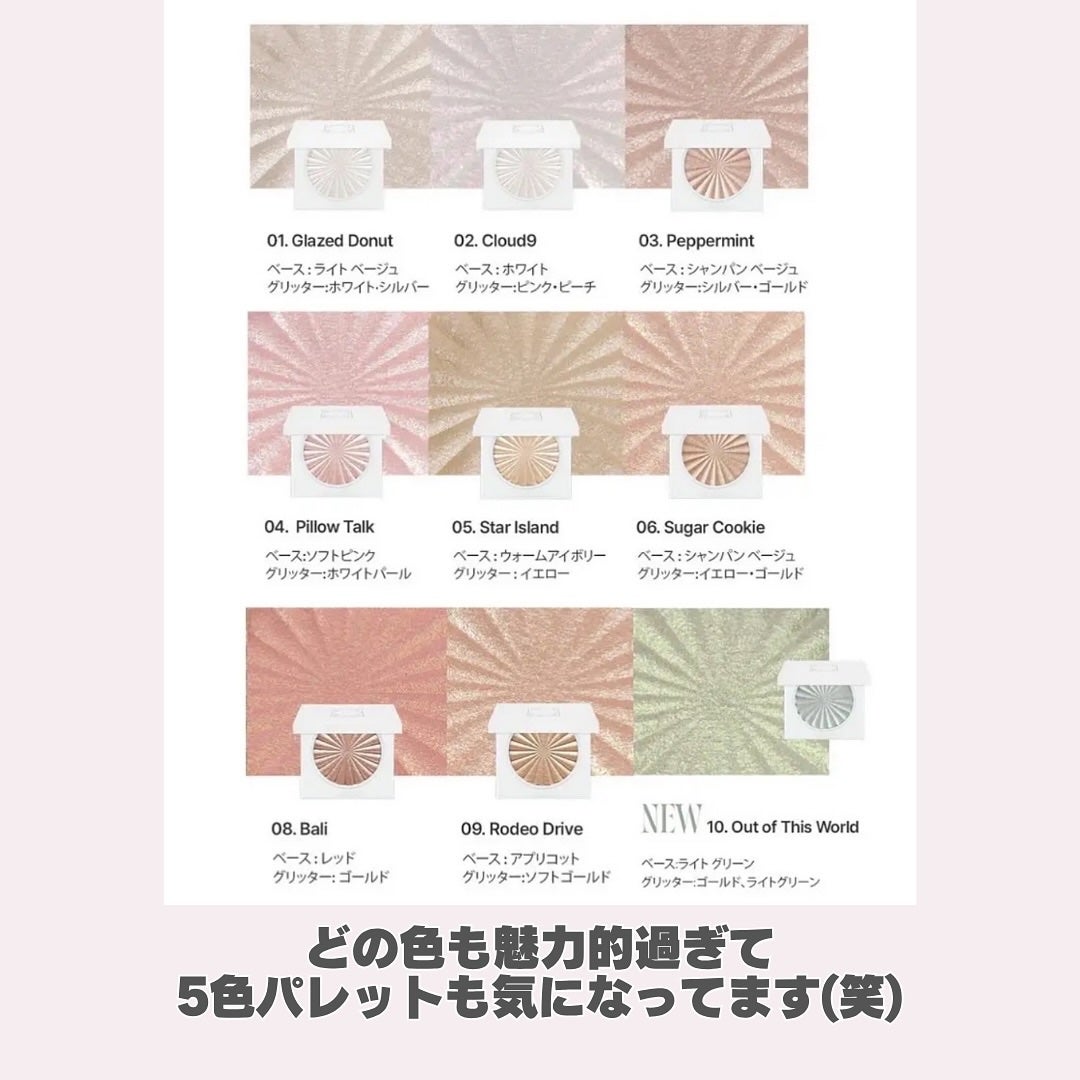 OFRA mini Highlighter/Ofra Cosmetics/パウダーハイライトを使ったクチコミ(4枚目)