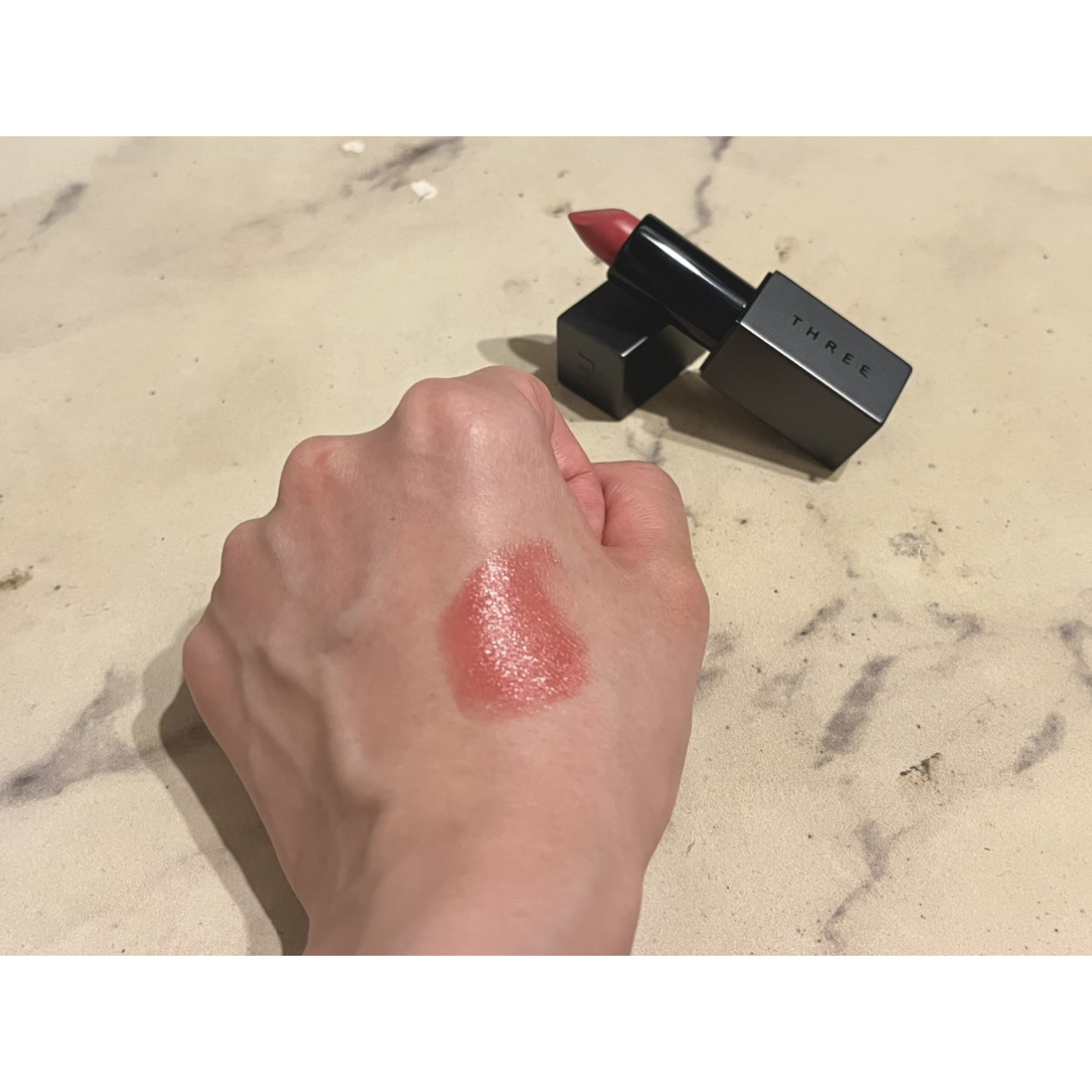 THREE ドリームオン アリューリング リップスティック/THREE/口紅を使ったクチコミ（2枚目）