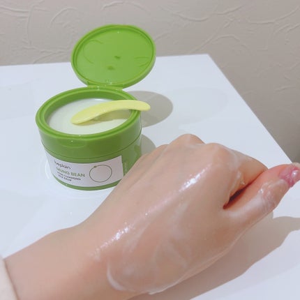 緑豆毛穴クレンジングミルクバーム/beplain/クレンジングバームを使ったクチコミ(4枚目)