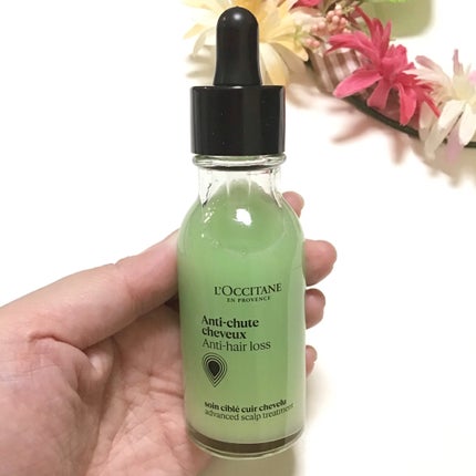 薬用 メディカル アンチヘアロスセラム/L'OCCITANE/頭皮ローションを使ったクチコミ(4枚目)