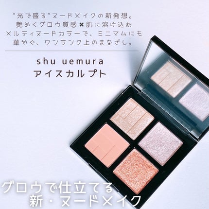 アイスカルプト/shu uemura/アイシャドウパレットを使ったクチコミ(1枚目)