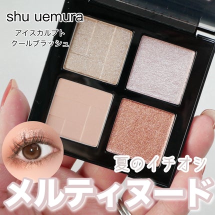 アイスカルプト/shu uemura/アイシャドウパレットを使ったクチコミ(1枚目)