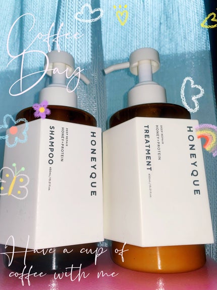 ディープリペア シャンプー モイスト/ヘアトリートメント モイスト/ハニーク/市販シャンプーを使ったクチコミ(1枚目)