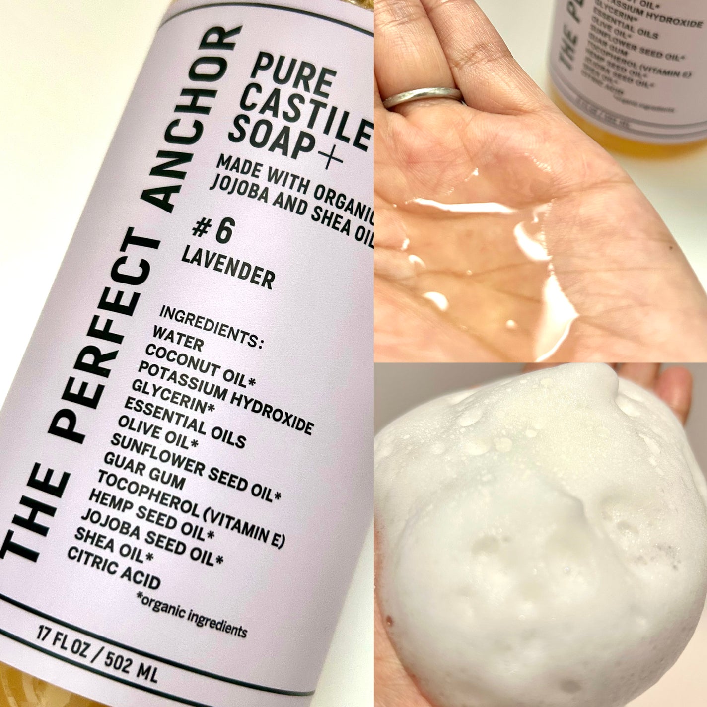 ピュア カスチールソープ プラス #6 ラベンダー/THE PERFECT ANCHOR/ボディソープを使ったクチコミ(3枚目)