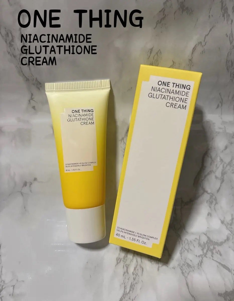 ナイアシンアミド グルタチオン クリーム/ONE THING/フェイスクリームを使ったクチコミ(1枚目)