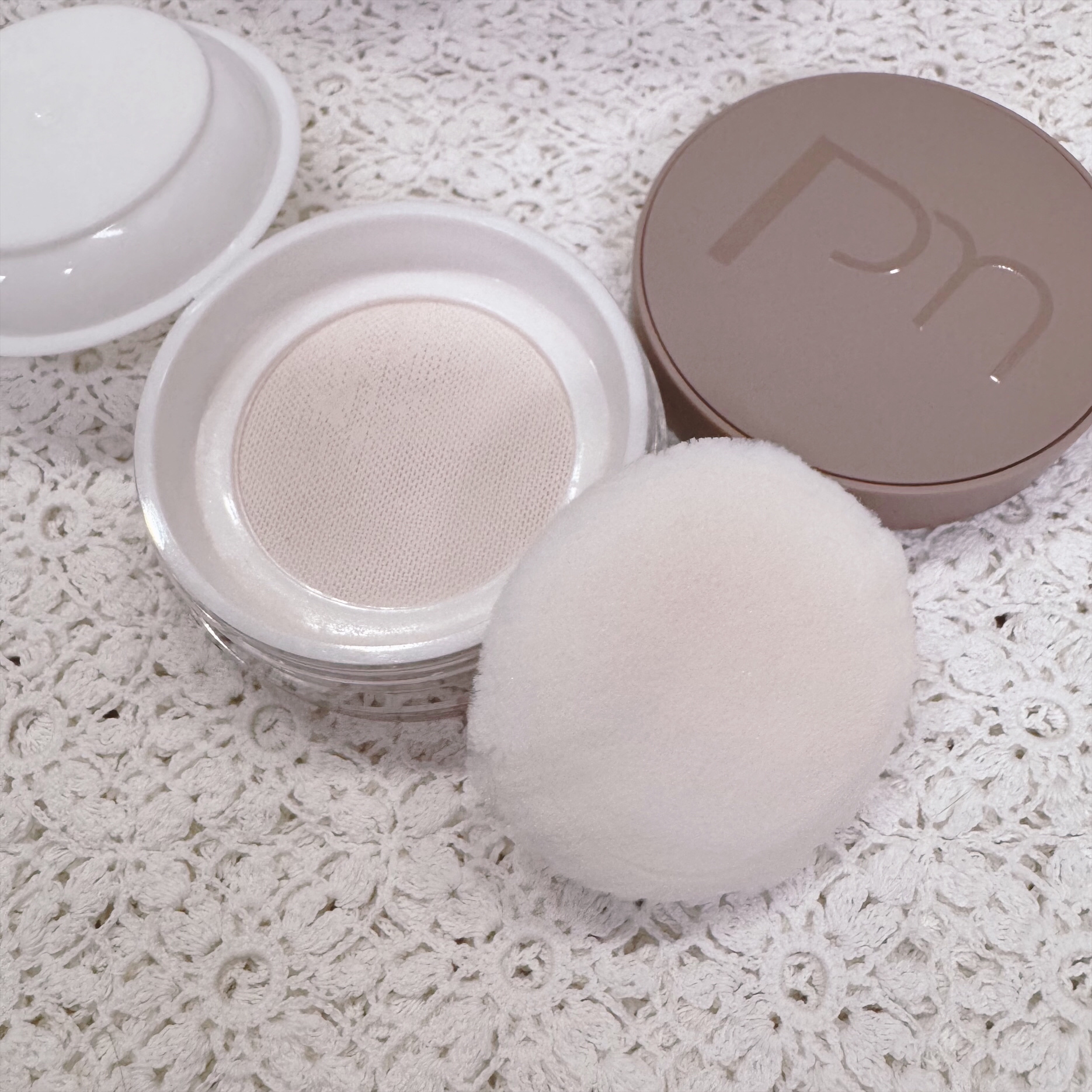 ピメル　あざむきパウダー　ルーセントピンク/pdc/フェイスパウダーを使ったクチコミ（2枚目）