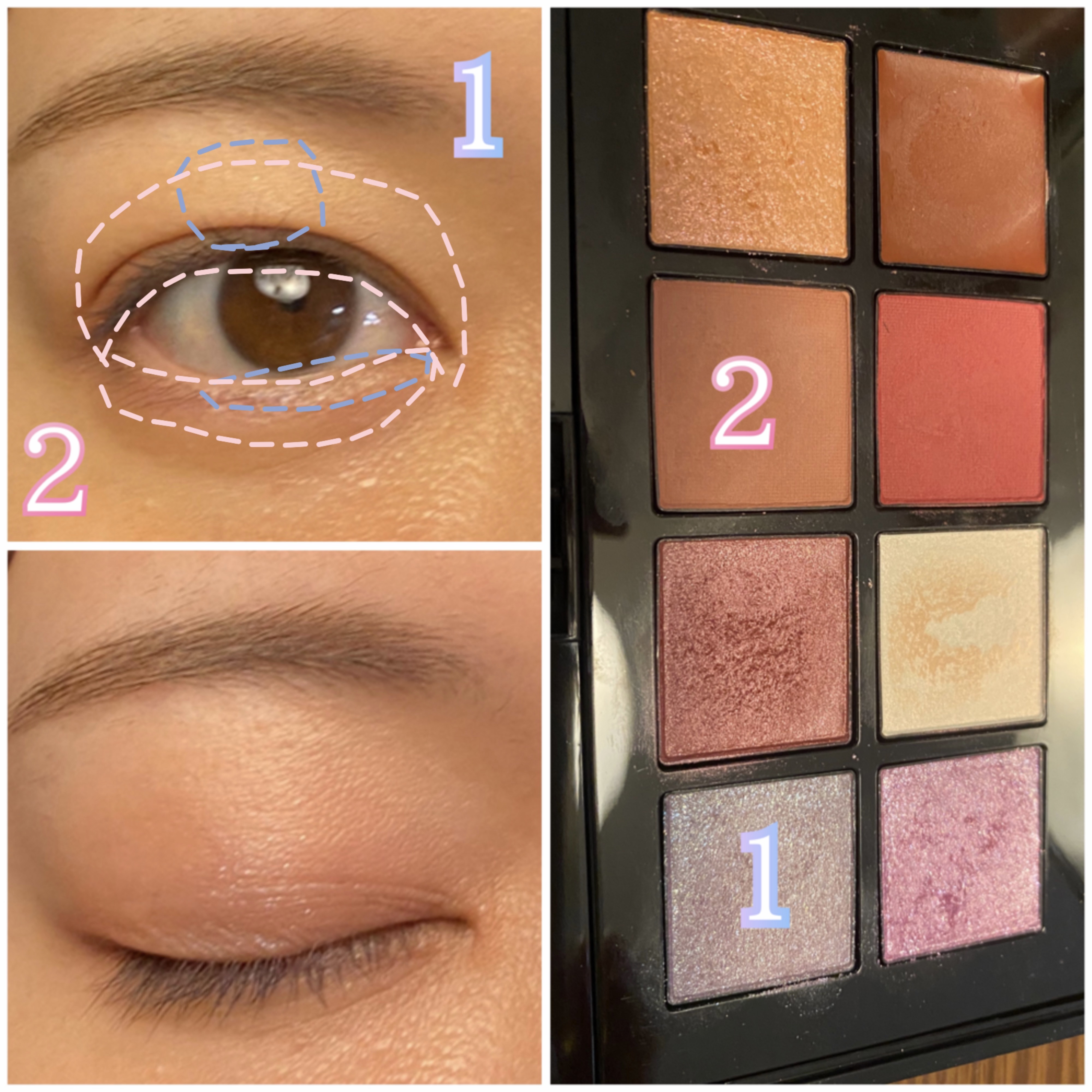 コンパクトアディクション “エターナル イン ピンク”/ADDICTION/アイシャドウパレットを使ったクチコミ（3枚目）