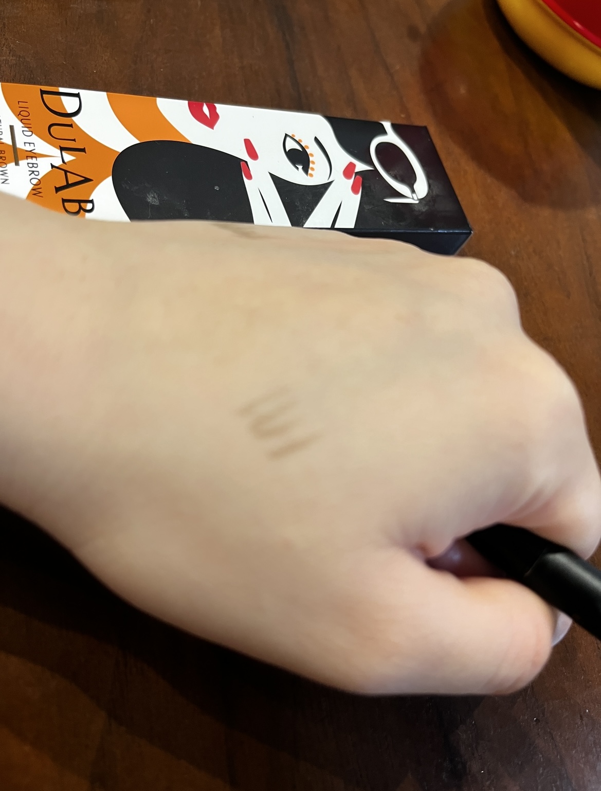 DULAB リキッドアイブロウ ナチュラルブラウン/DULAB/リキッドアイブロウを使ったクチコミ（2枚目）