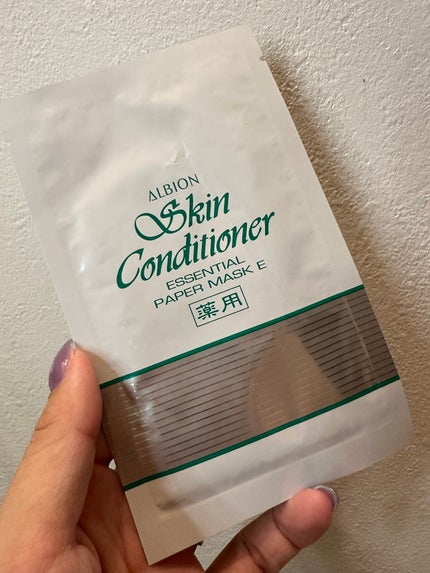 アルビオン 薬用スキンコンディショナー エッセンシャル ペーパーマスク E/ALBION/シートマスク・パックを使ったクチコミ(1枚目)
