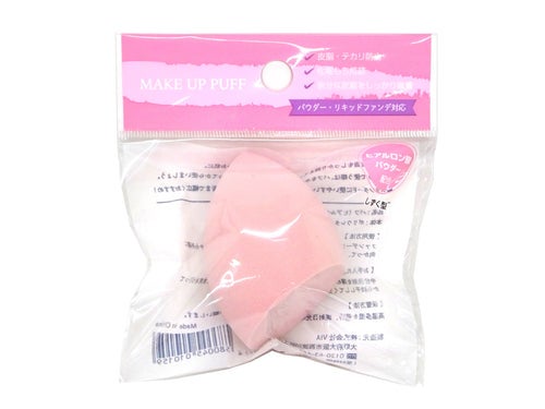 パフ(ヒアルロン酸パウダー配合、しずく型3D) DAISO