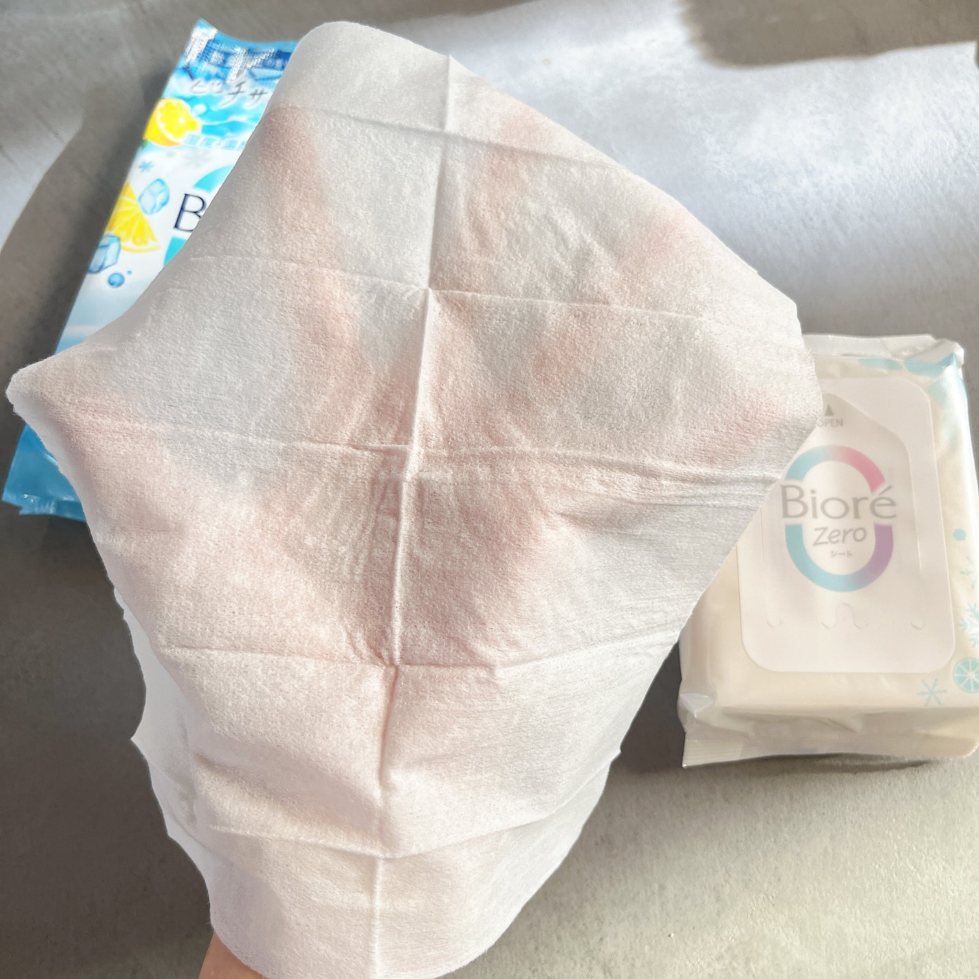 ビオレZero シート クールタイプ 無香性/ビオレ/デオドラント・制汗剤を使ったクチコミ(2枚目)