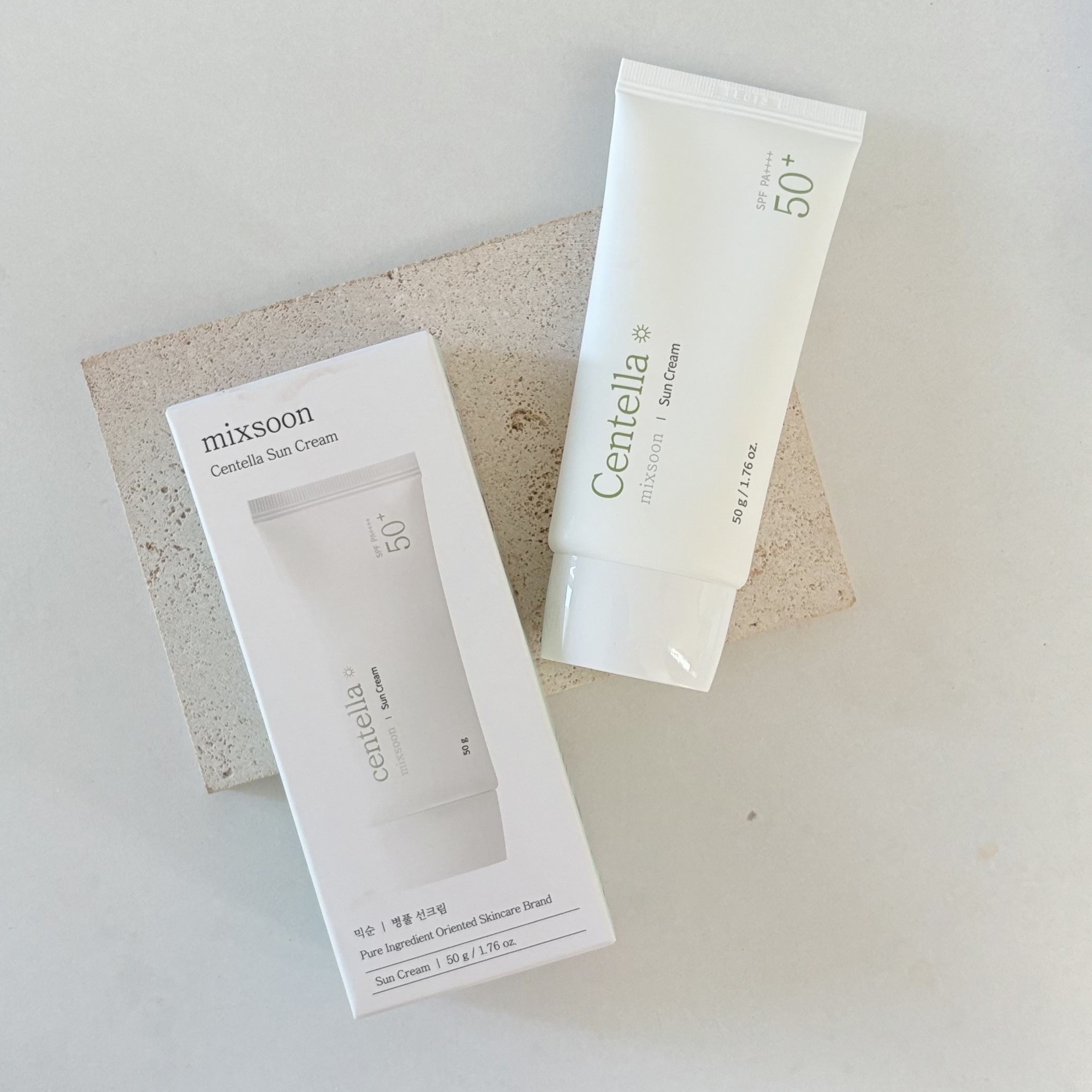 ツボクサ サンクリーム/mixsoon/日焼け止めクリームを使ったクチコミ（1枚目）