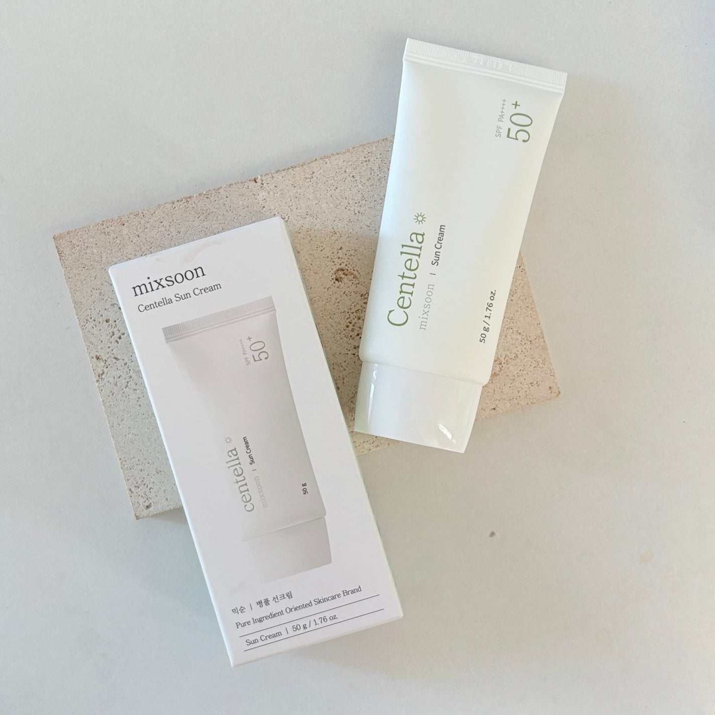 ツボクサ サンクリーム/mixsoon/日焼け止めクリームを使ったクチコミ(1枚目)