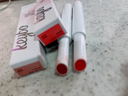 MELTING CHANGE PLUMPING BALM/keybo/口紅を使ったクチコミ(2枚目)