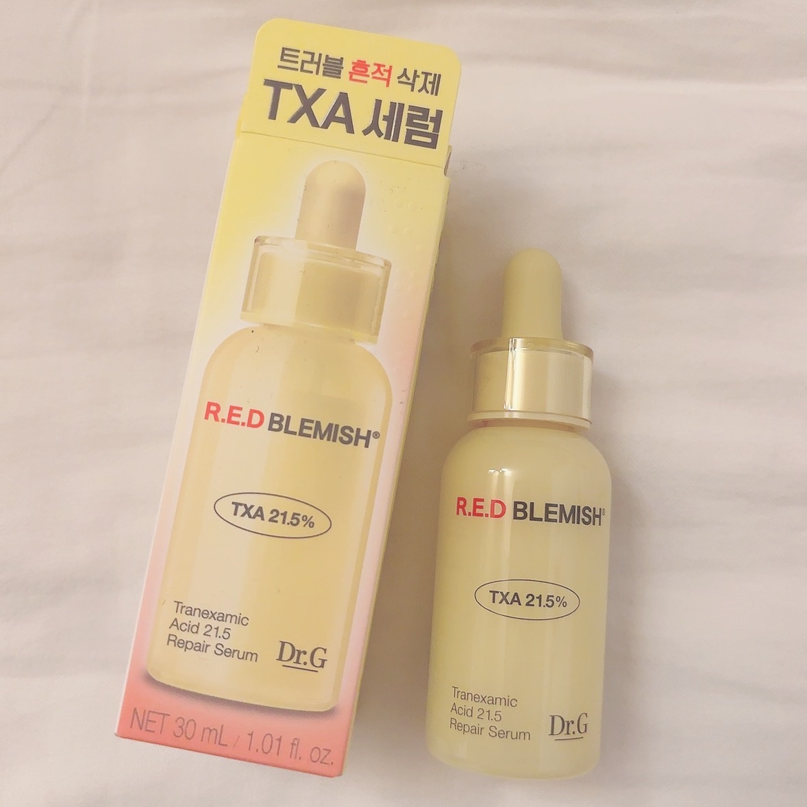 【レッドブレミッシュTXA 21.5リペアセラム】
1本で痕跡ケア!!
トラブルケア、トラブル跡ケア、美白ケアまで3step✨️
シミ、色素沈着、ニキビ跡のケアに効果的な
有効成分が21.5%も配合！
肌に透明感を与え、弾力を高めてくれる高