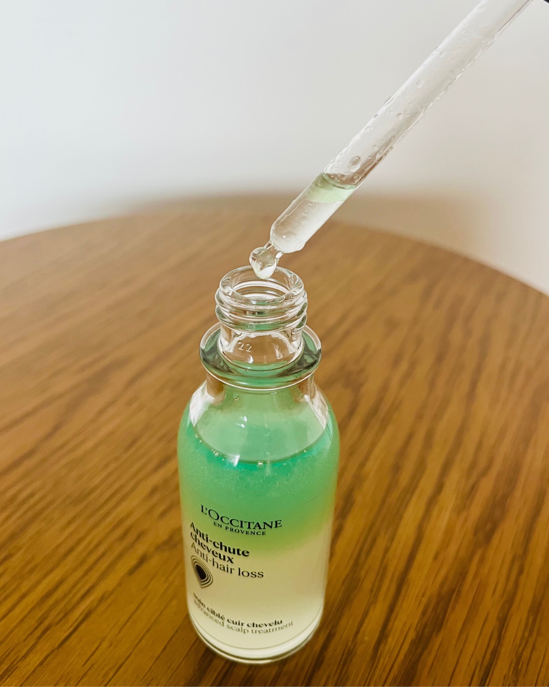 薬用 メディカル アンチヘアロスセラム/L'OCCITANE/頭皮ローションを使ったクチコミ（2枚目）