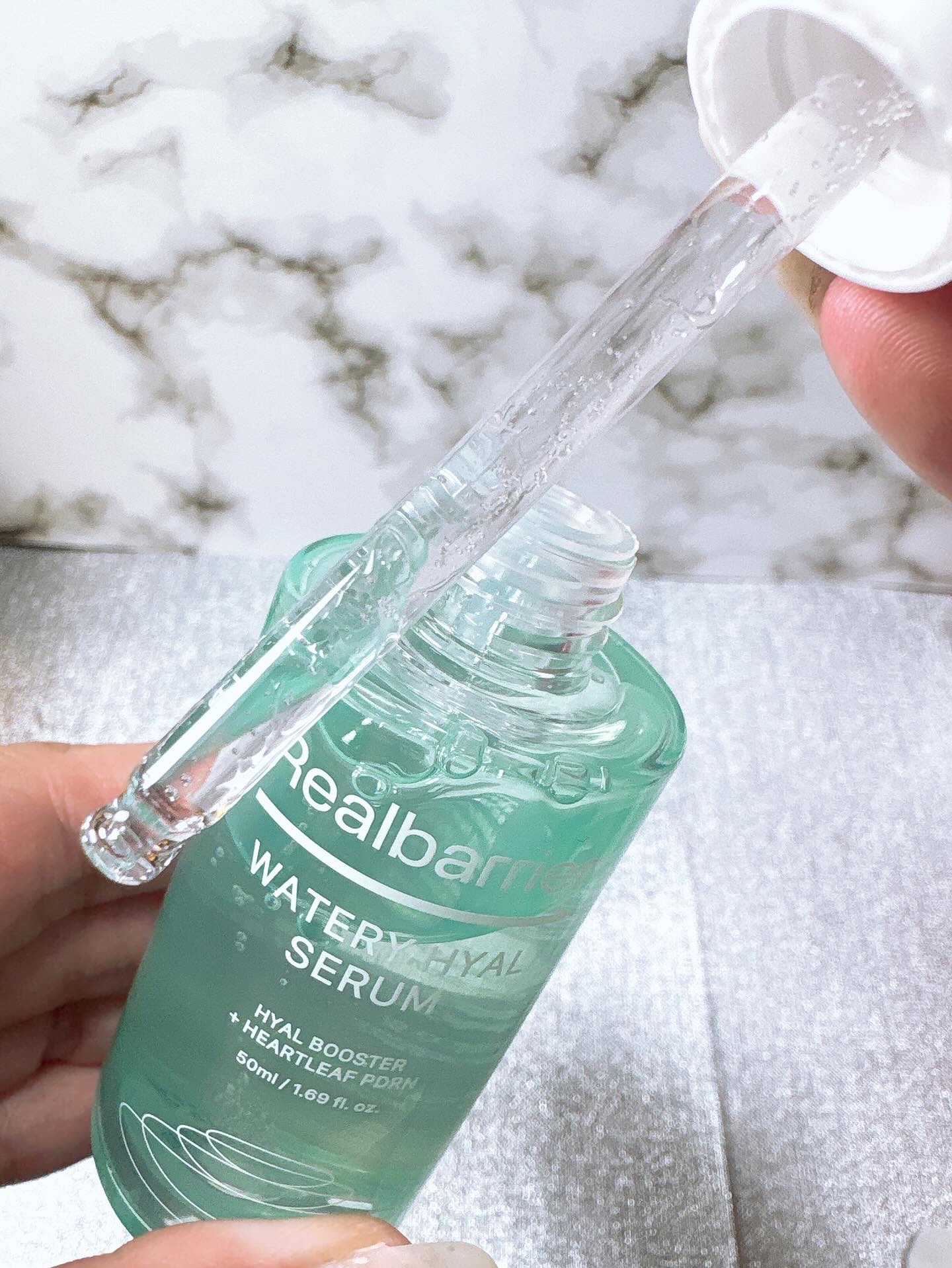 ウォータリー ヒアル セラム/Real Barrier/美容液を使ったクチコミ（3枚目）