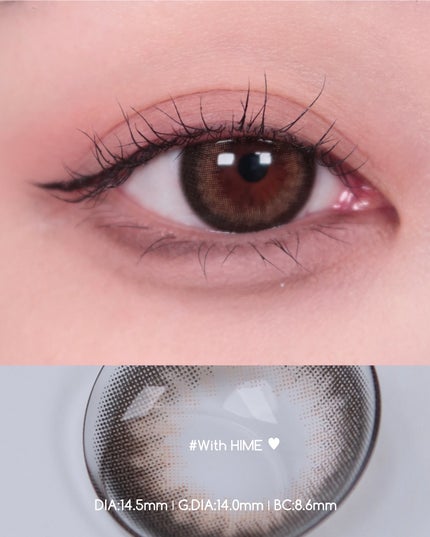 HIMEME 1day/HIMEME/ワンデー(1DAY)カラコンを使ったクチコミ(5枚目)