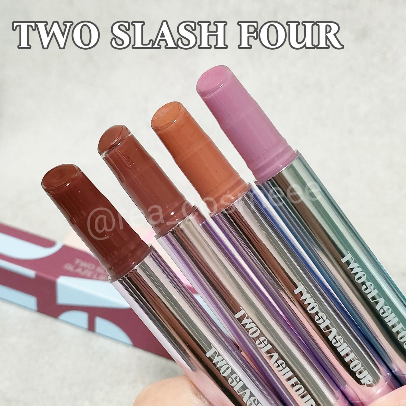 グレイズリップチェンジャー/TWO SLASH FOUR/口紅を使ったクチコミ(1枚目)