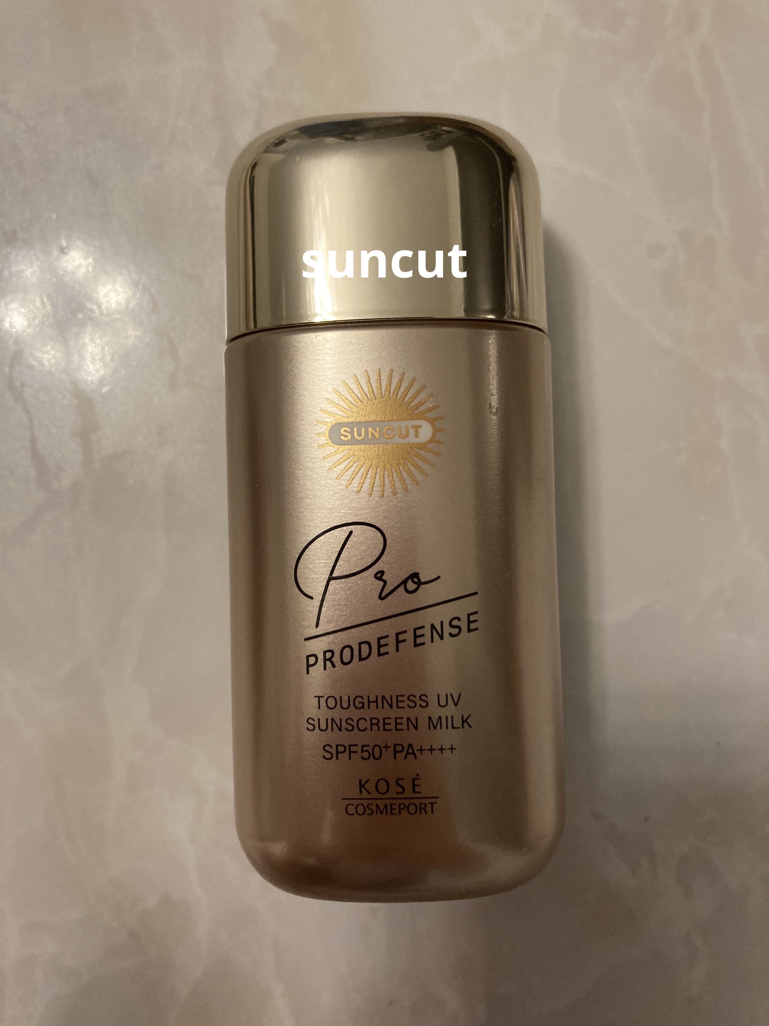 プロディフェンス タフネスUV ミルク/サンカット®/日焼け止めミルクを使ったクチコミ（1枚目）