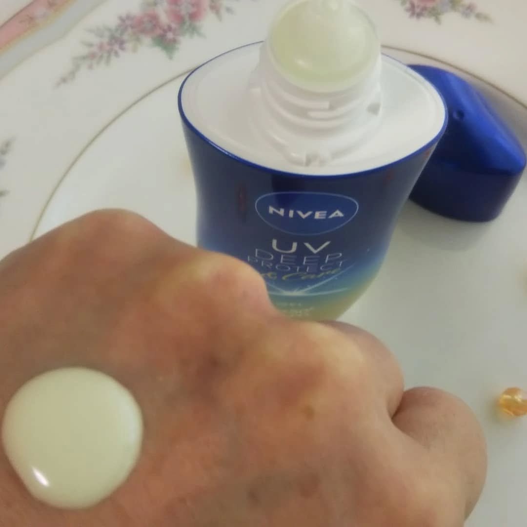 ニベアUV ディープ プロテクト＆ケア ジェル/ニベア/日焼け止めジェルを使ったクチコミ（2枚目）