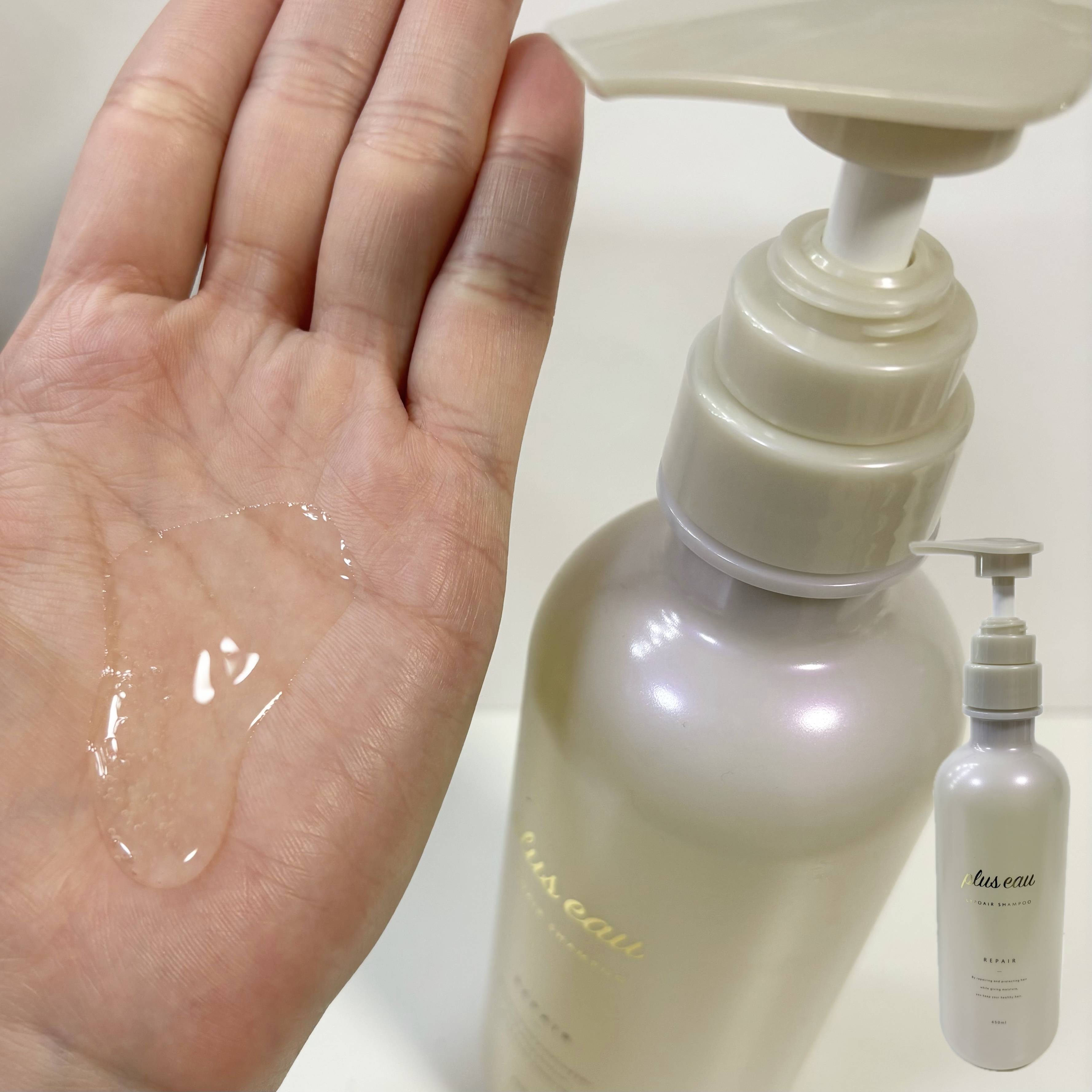 リポアシャンプー/リポアトリートメント/plus eau/市販シャンプーを使ったクチコミ（2枚目）