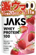 JAKS ホエイプロテイン100 チョコレート風味 ストロベリー