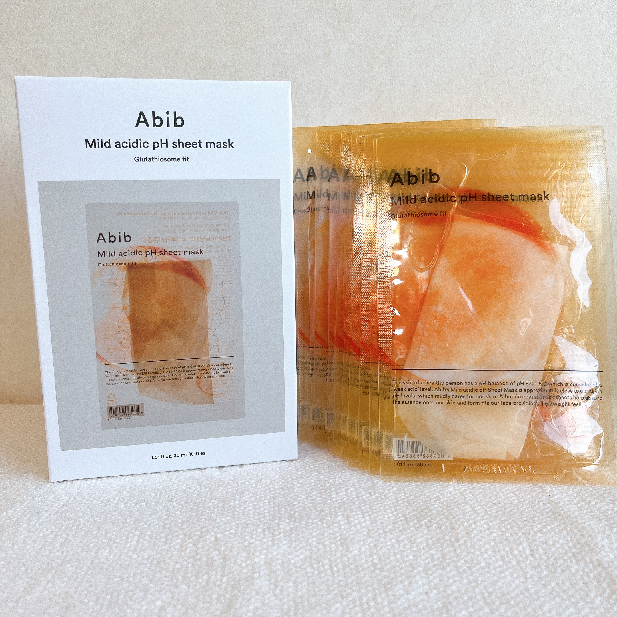 アビブ　弱酸性pHシートマスク  グルタチオンソームフィット/Abib /シートマスク・パックを使ったクチコミ（1枚目）