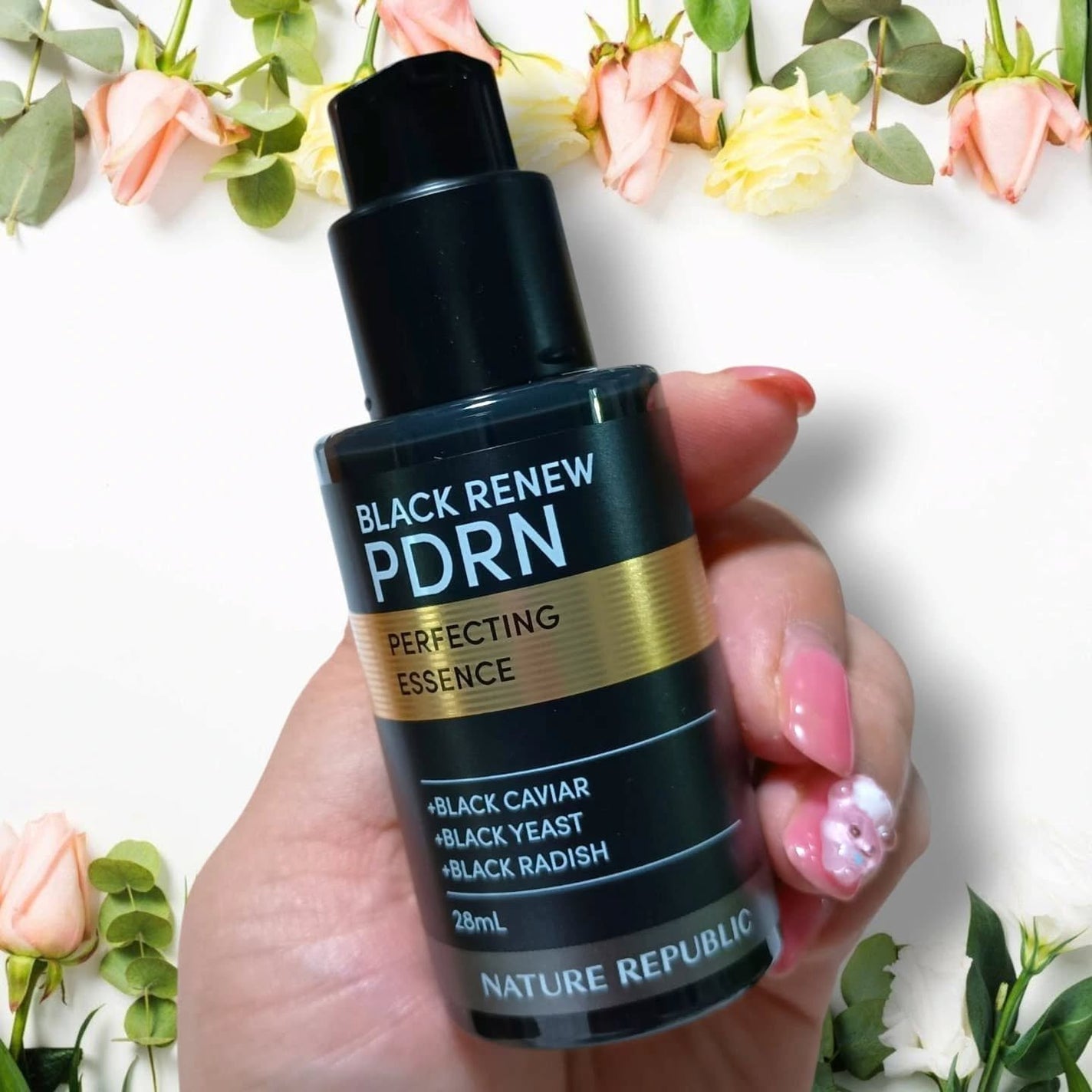 ♡ななち♡ on LIPS 「NatureRepublicブラックPDRN美容液を使ってみま..」(2枚目)