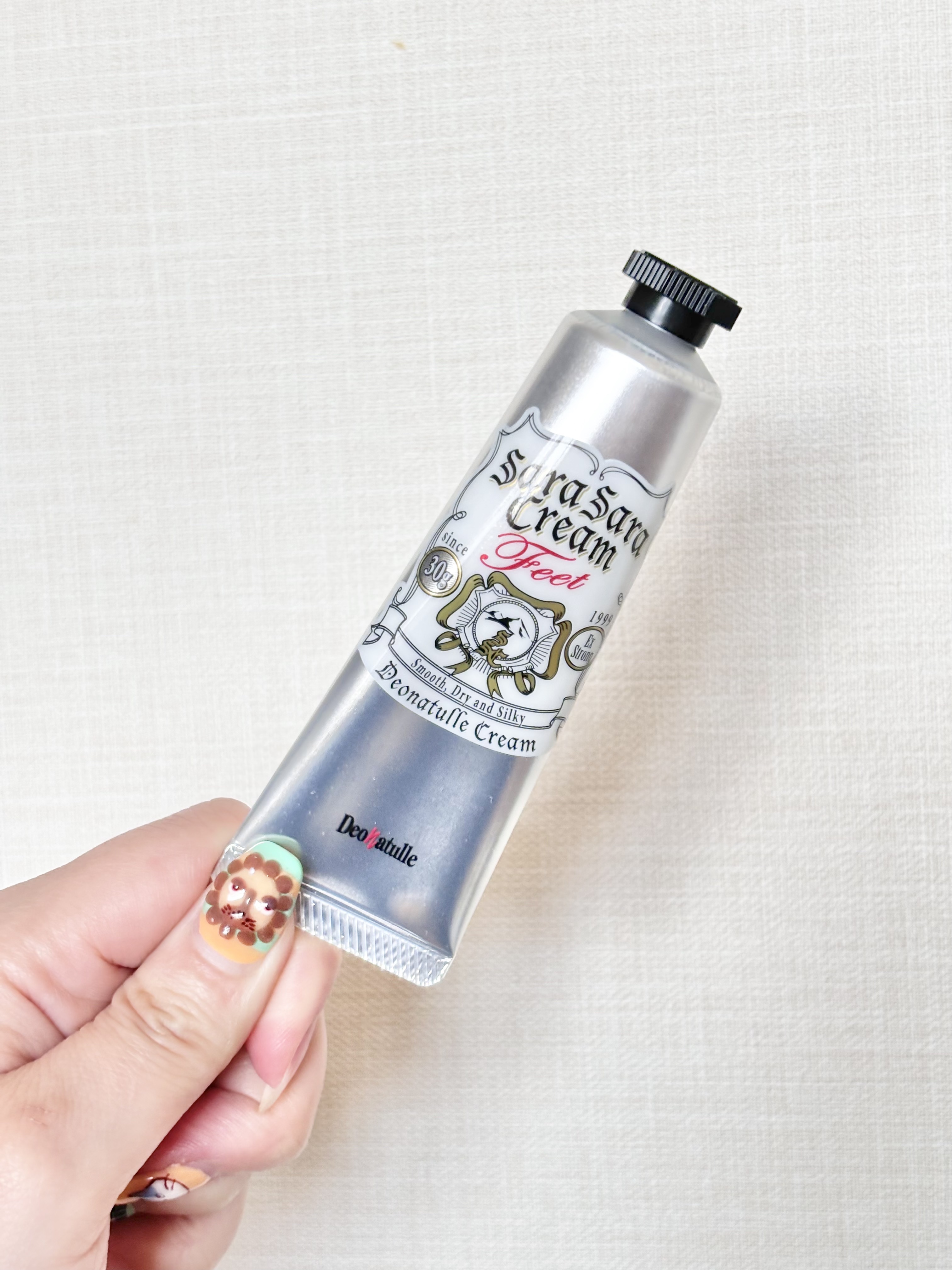 薬用足指さらさらクリーム/デオナチュレ/デオドラント・制汗剤を使ったクチコミ（3枚目）