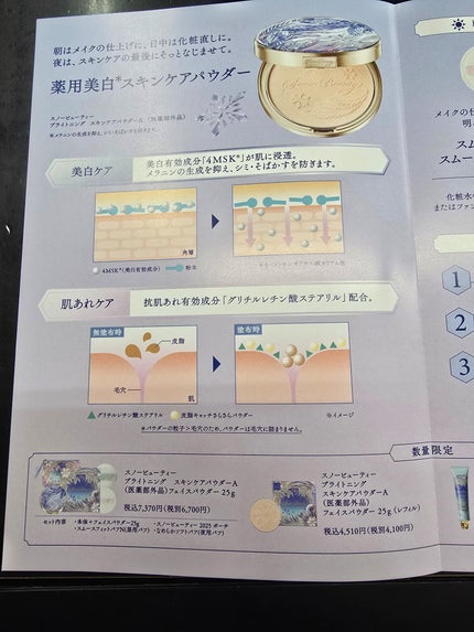 スノービューティー ブライトニング スキンケアパウダーA 2025 レフィル/スノービューティー/プレストパウダーの画像