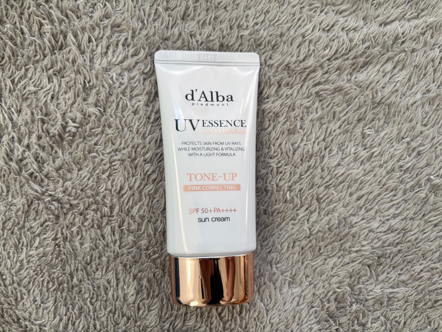 ウォータフルトーンアップサンクリーム/ダルバ/日焼け止めクリームを使ったクチコミ(1枚目)