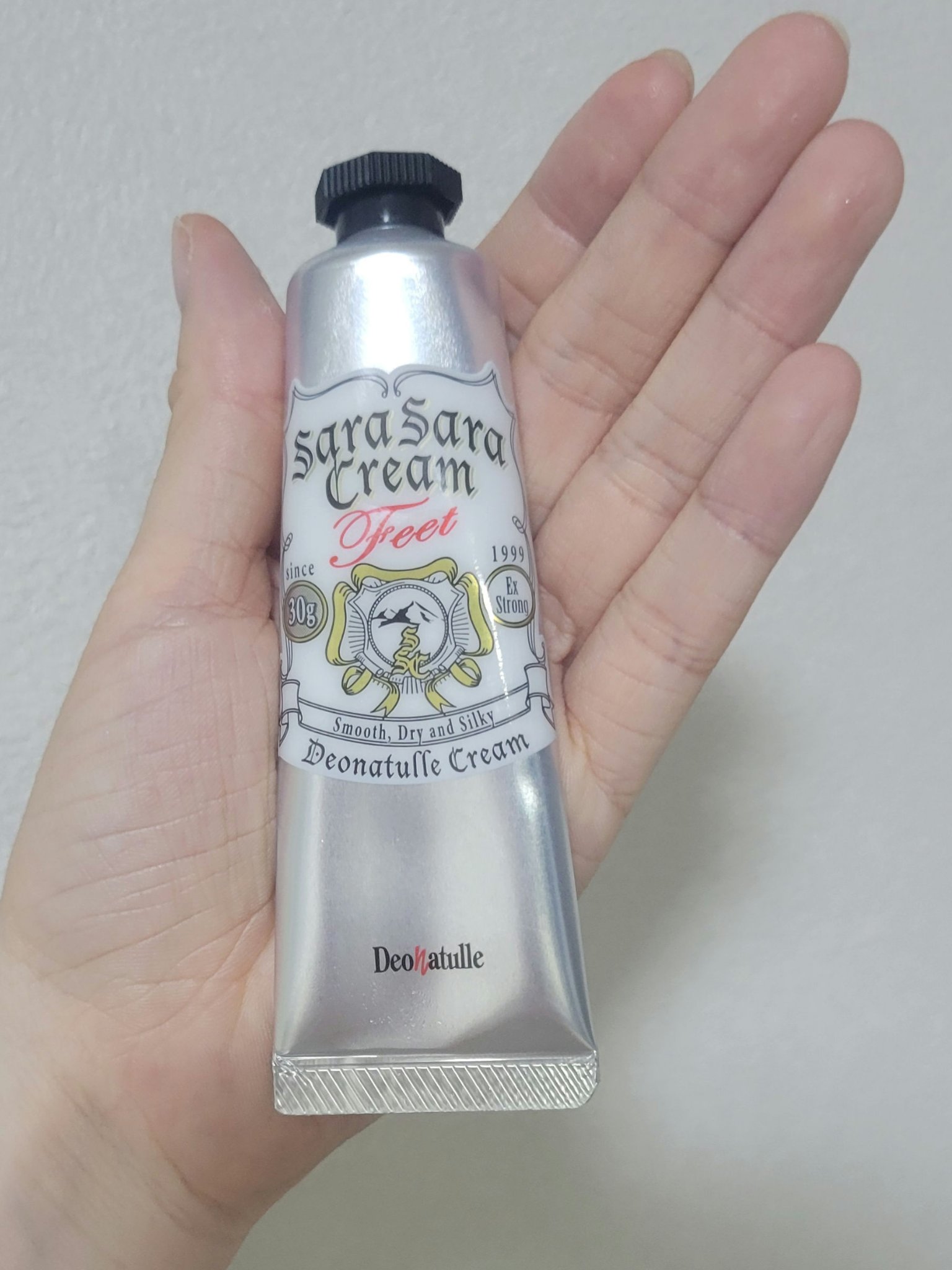 薬用足指さらさらクリーム/デオナチュレ/デオドラント・制汗剤を使ったクチコミ（3枚目）