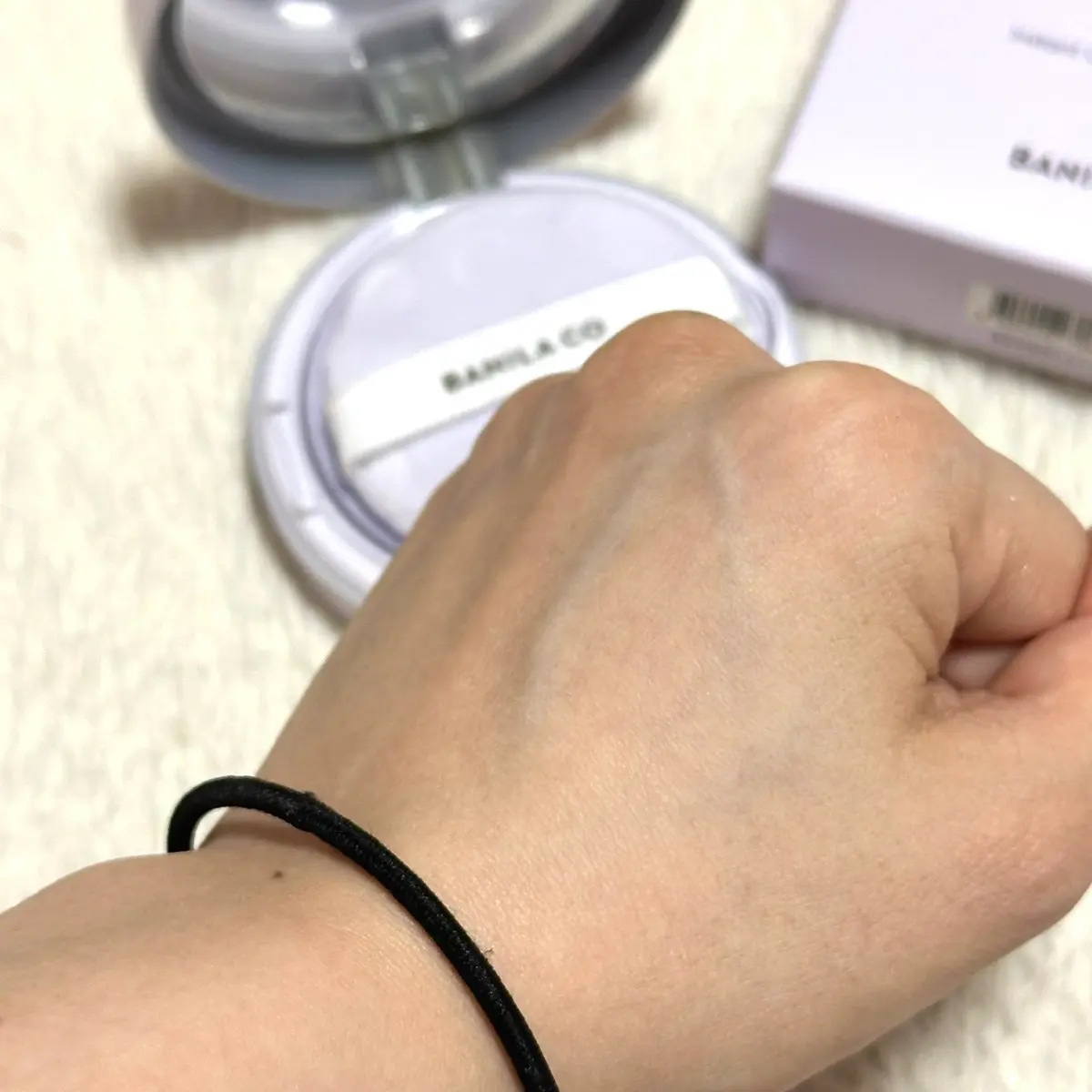 バニラコ プライムプライマーフィニッシュパクト ラベンダー/BANILA CO/プレストパウダーを使ったクチコミ（2枚目）