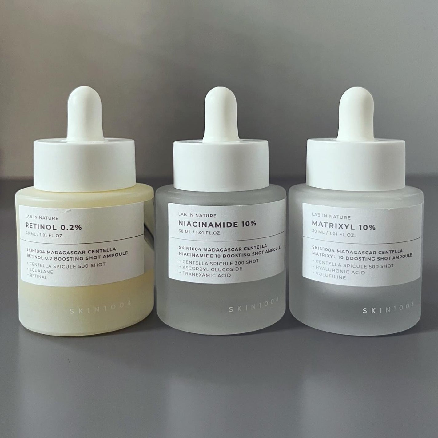 レチノール 0.2 ブースティングショット アンプル/SKIN1004/美容液を使ったクチコミ(5枚目)