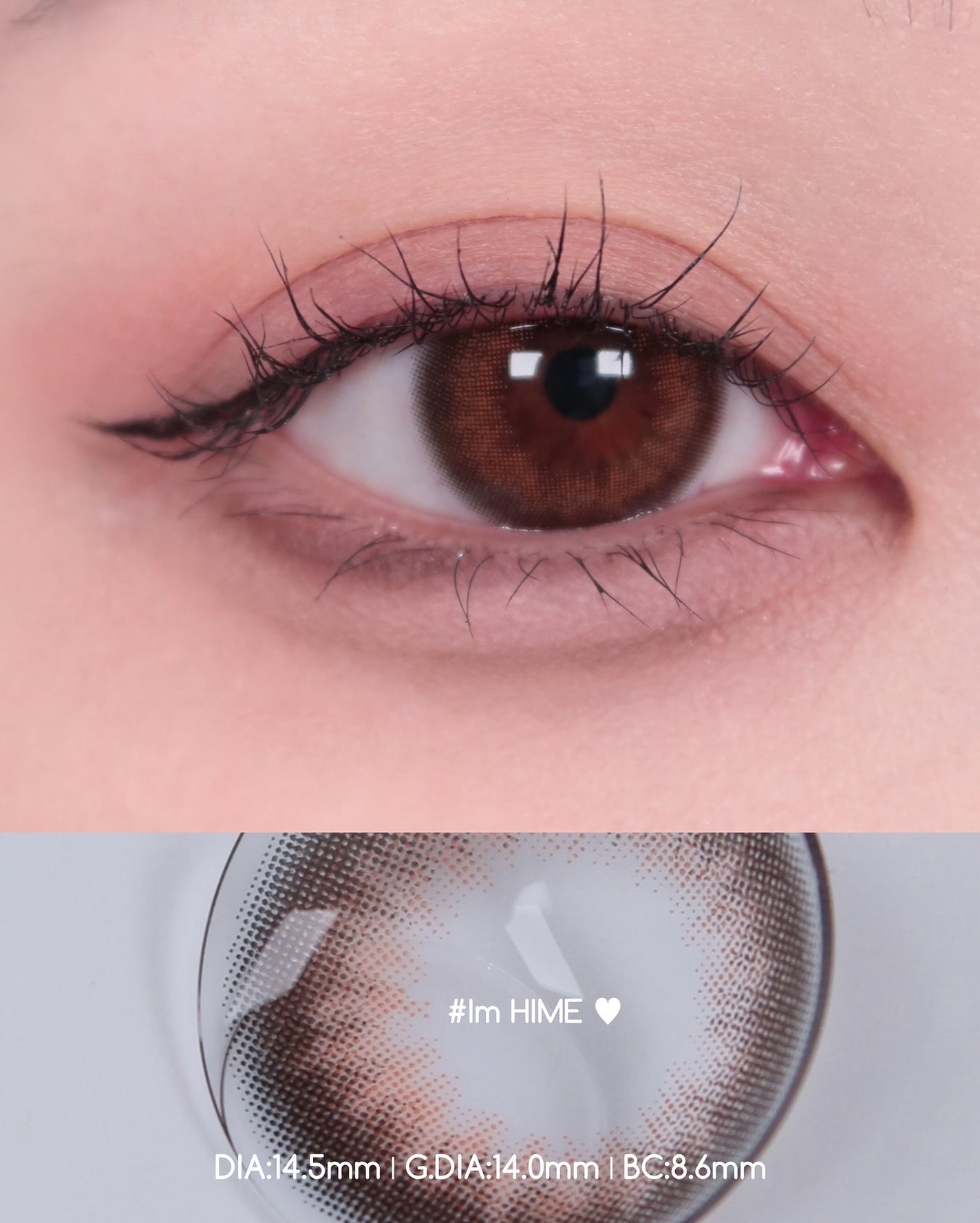 HIMEME 1day/HIMEME/ワンデー(1DAY)カラコンを使ったクチコミ(6枚目)