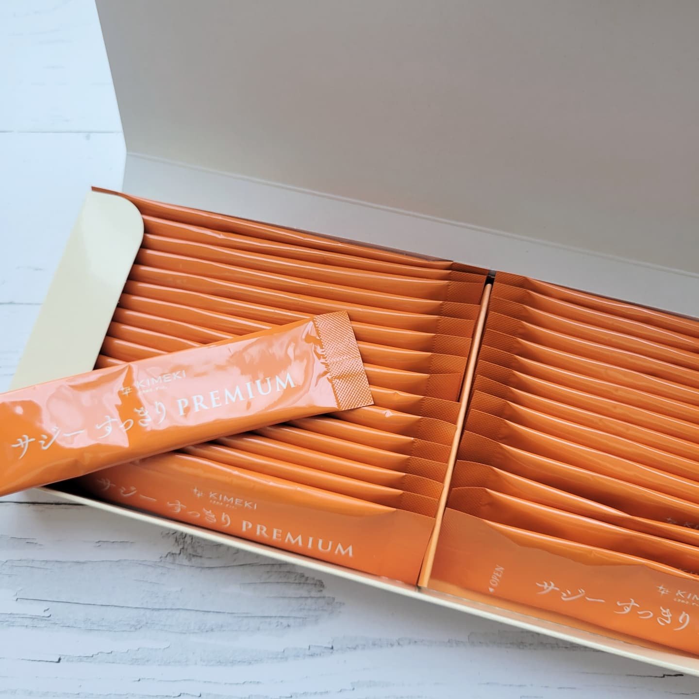 サジーすっきりPREMIUM/KIMEKI/その他ドリンクを使ったクチコミ（2枚目）