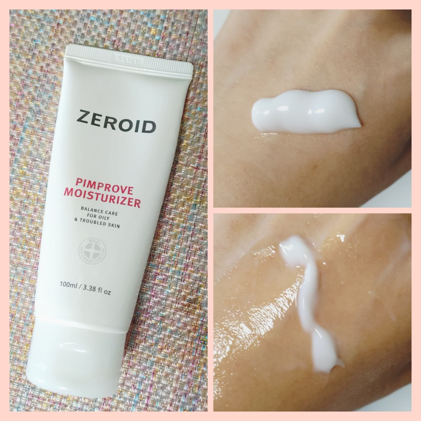 ピンプローブモイスチャーライザー/ZEROID/フェイスクリームを使ったクチコミ（3枚目）