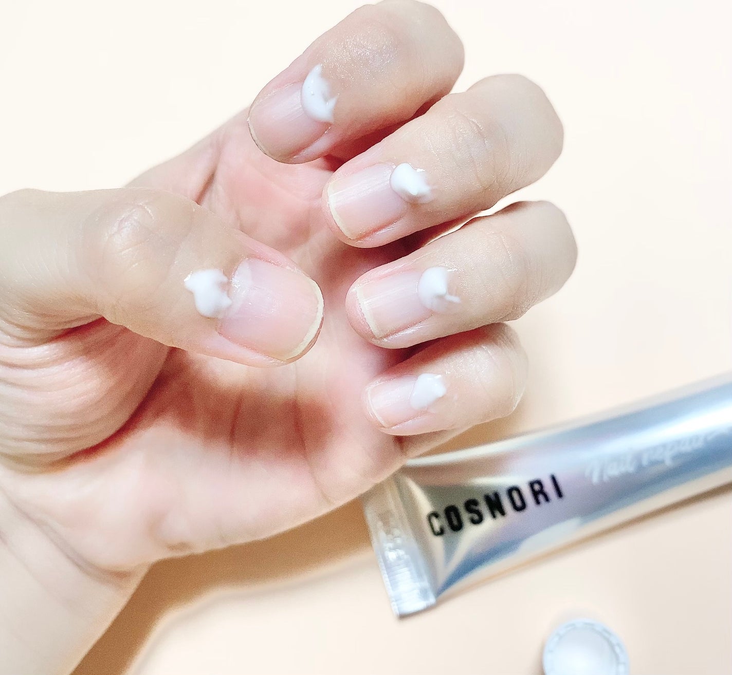 シルクリペアネイルクリーム/COSNORI/ネイルオイル・トリートメントを使ったクチコミ(2枚目)