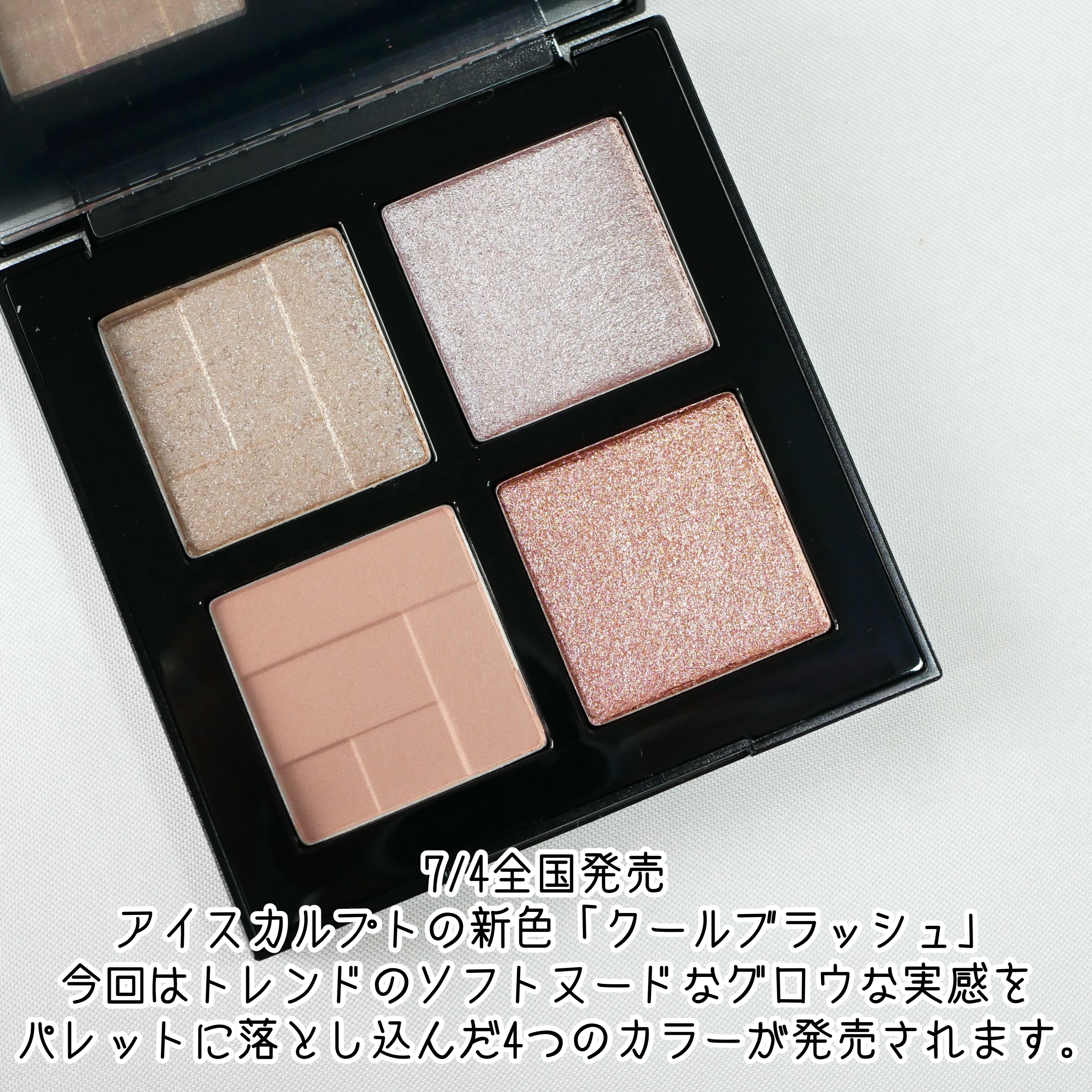 アイスカルプト/shu uemura/アイシャドウパレットを使ったクチコミ（2枚目）