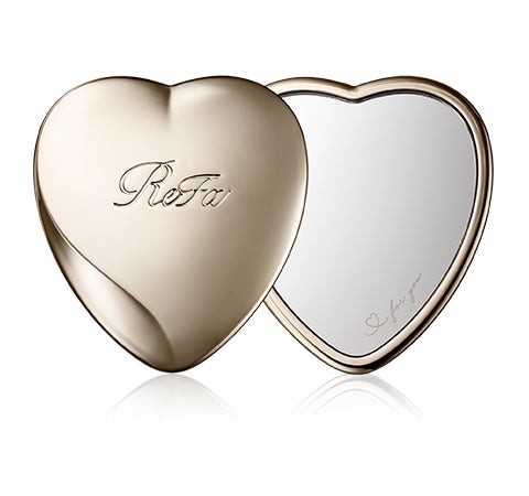 ReFa HEART MIRROR シャンパンゴールド