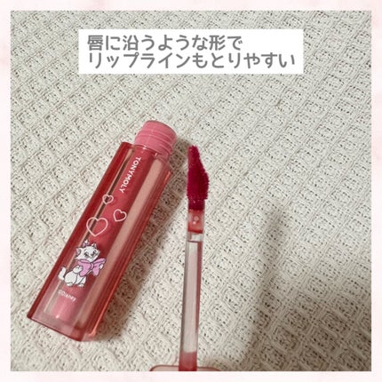 ショッキングリップティント/TONYMOLY/リップティントを使ったクチコミ(3枚目)